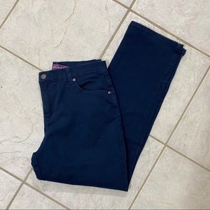 Gloria Vanderbilt Amanda Jeans women’s 8 Straight High Rise Dark blue jeans